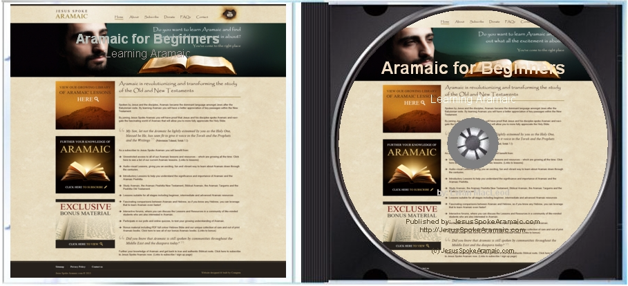 DVD of Learning Aramaic for Beginners
